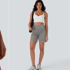 HALARA Women's SOFTLY ZERO AIRY SUPER HIGH WAISTED 2 AND 1 COOL TOUCH YOGA SHORT